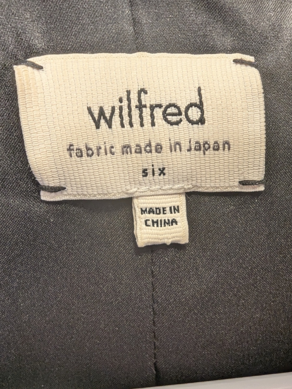 Wilfred Cropped Moto Jacket Black & Grey - Picture 9 of 9